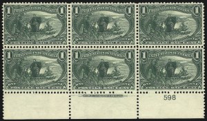 Sale 1100, Lot 61, 1894-98 Bureau Issues, 1898 Trans-Mississippi Issue (Scott 263-293)
