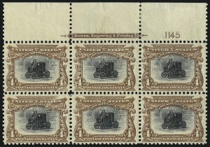 Sale 1100, Lot 73, 1901 Pan-American Issue (Scott 294-299)