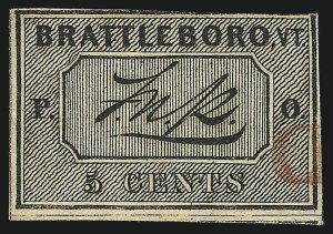 Sale 1106, Lot 3007, Postmasters Provisionals