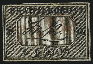 Sale 1106, Lot 3008, Postmasters Provisionals