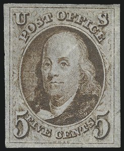 Sale 1106, Lot 3012, 1847 Issue and Reproduction