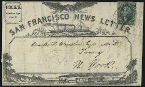 Sale 1106, Lot 3060, Western Mails