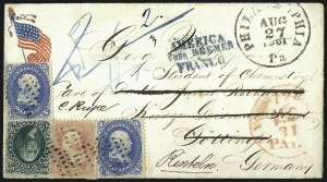 Sale 1106, Lot 3089, 1861-66 Issue