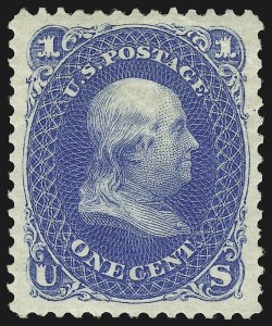 Sale 1106, Lot 3105, 1867-68 Grilled Issue, 1875 Re-Issue