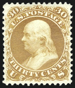 Sale 1106, Lot 3109, 1867-68 Grilled Issue, 1875 Re-Issue