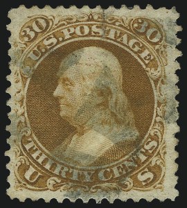 Sale 1106, Lot 3110, 1867-68 Grilled Issue, 1875 Re-Issue