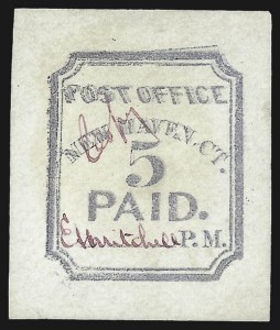 Sale 1107, Lot 1, Postmasters Provisionals