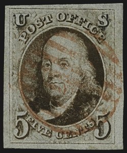 Sale 1107, Lot 10, 1847 Issue (Scott 1-2)
