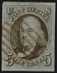 Sale 1107, Lot 11, 1847 Issue (Scott 1-2)