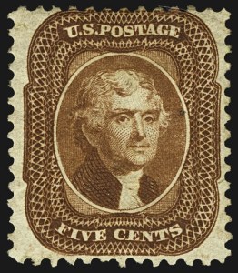 Sale 1107, Lot 111, 1875 Reprint of 1857-60 Issue (Scott 40-47)