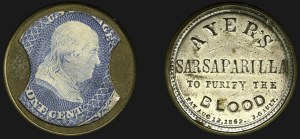 Sale 1107, Lot 138, Civil War Encased Postage