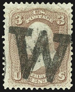 Sale 1107, Lot 157, Fancy Cancellations: Off Cover