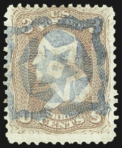 Sale 1107, Lot 162, Fancy Cancellations: Off Cover