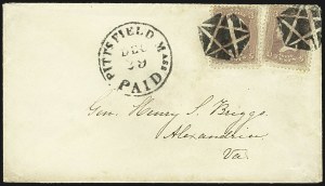 Sale 1107, Lot 170, Fancy Cancellations: On Cover