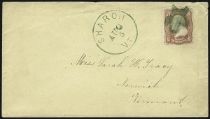 Sale 1107, Lot 174, Fancy Cancellations: On Cover