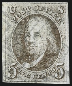 Sale 1107, Lot 19, 1847 Issue (Scott 1-2)