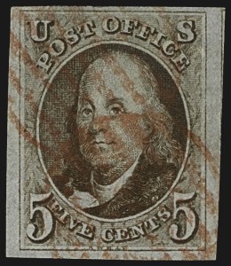Sale 1107, Lot 20, 1847 Issue (Scott 1-2)
