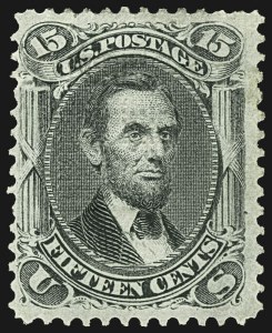 Sale 1107, Lot 211, 1867-68 Grilled Issue (Scott 88-101)