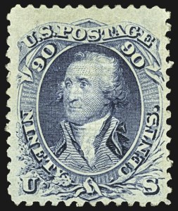 Sale 1107, Lot 216, 1867-68 Grilled Issue (Scott 88-101)