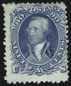 Sale 1107, Lot 217, 1867-68 Grilled Issue (Scott 88-101)