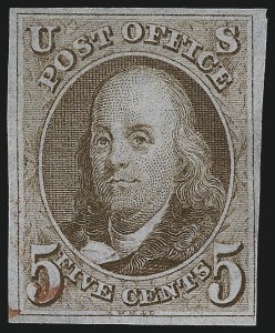 Sale 1107, Lot 22, 1847 Issue (Scott 1-2)