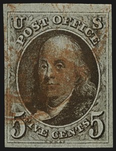 Sale 1107, Lot 23, 1847 Issue (Scott 1-2)