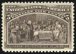 Sale 1107, Lot 309, 1c-30c 1893 Columbian Issue (Scott 230-239)