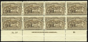 Sale 1107, Lot 312, 1c-30c 1893 Columbian Issue (Scott 230-239)