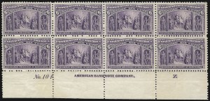 Sale 1107, Lot 315, 1c-30c 1893 Columbian Issue (Scott 230-239)