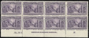 Sale 1107, Lot 316, 1c-30c 1893 Columbian Issue (Scott 230-239)