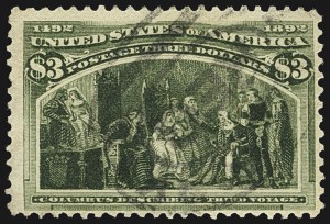 Sale 1107, Lot 333, 50c-$5.00 1893 Columbian Issue (Scott 240-245)