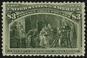 Sale 1107, Lot 336, 50c-$5.00 1893 Columbian Issue (Scott 240-245)