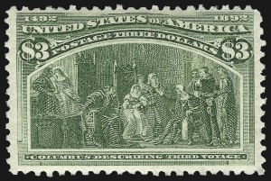 Sale 1107, Lot 338, 50c-$5.00 1893 Columbian Issue (Scott 240-245)