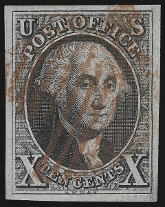 Sale 1107, Lot 34, 1847 Issue (Scott 1-2)