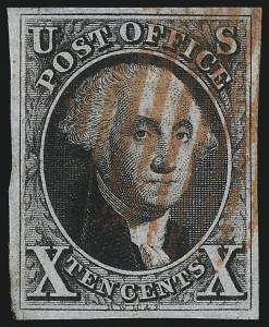 Sale 1107, Lot 40, 1847 Issue (Scott 1-2)