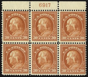 Sale 1107, Lot 461, 1912-15 Washington-Franklin Issue (Scott 405-491)