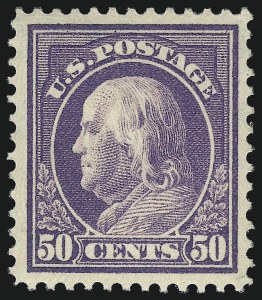 Sale 1107, Lot 463, 1912-15 Washington-Franklin Issue (Scott 405-491)