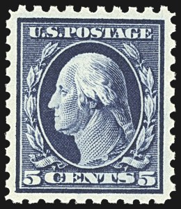 Sale 1107, Lot 467, 1912-15 Washington-Franklin Issue (Scott 405-491)