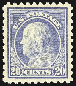 Sale 1107, Lot 468, 1912-15 Washington-Franklin Issue (Scott 405-491)