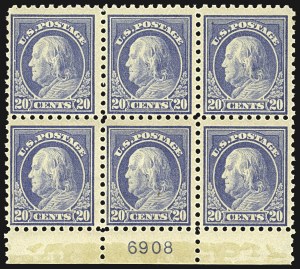Sale 1107, Lot 469, 1912-15 Washington-Franklin Issue (Scott 405-491)