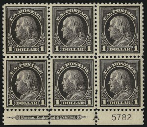Sale 1107, Lot 503, 1917-23 Issues (Scott 498-546)