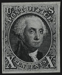 Sale 1107, Lot 51, 1875 Reproduction of 1847 Issue (Scott 3-4)