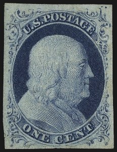 Sale 1107, Lot 54, 1851-56 Issue (Scott 5-17)
