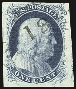 Sale 1107, Lot 57, 1851-56 Issue (Scott 5-17)