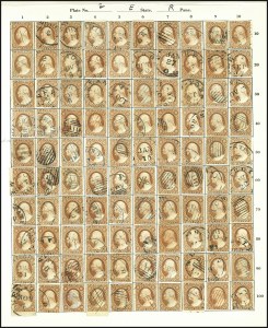 Sale 1107, Lot 61, 1851-56 Issue (Scott 5-17)