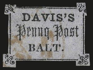 Sale 1107, Lot 654, Carriers and Locals