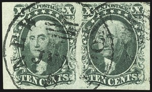 Sale 1107, Lot 69, 1851-56 Issue (Scott 5-17)