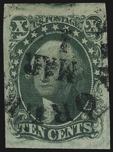 Sale 1107, Lot 72, 1851-56 Issue (Scott 5-17)