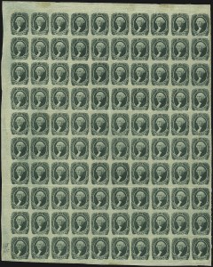 Sale 1107, Lot 736, Confederate States, Full Panes