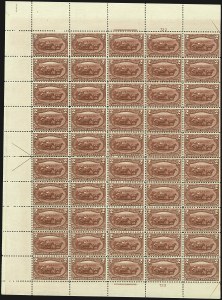 Sale 1107, Lot 748, Complete Sheets and Panes